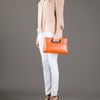 Michael By Michael Kors Berkley Clutch in Orange - Lyst
