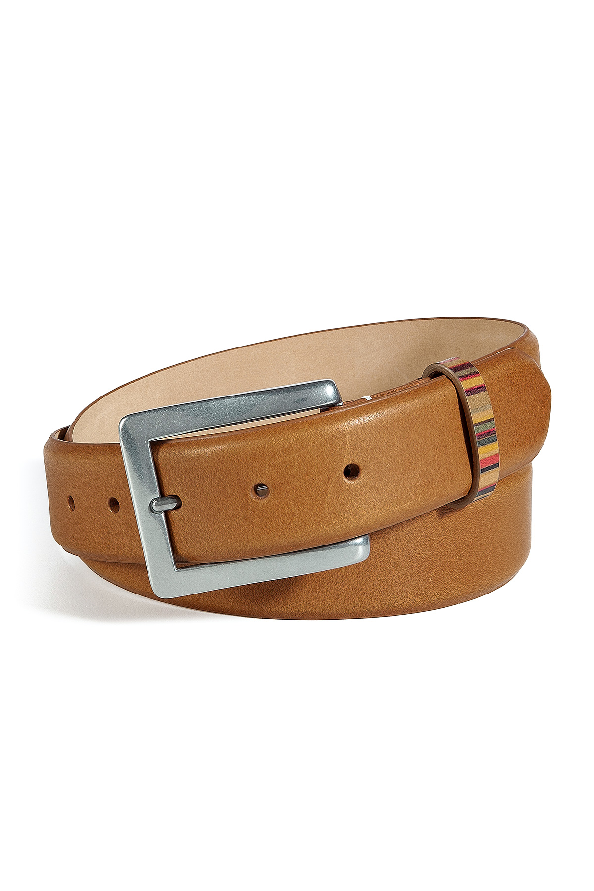 light brown shoes and belt