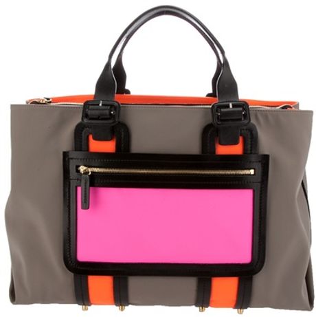 Pierre Hardy Colourblock Tote in Multicolor (grey) - Lyst
