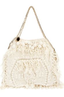 Stella McCartney Falabella Fringed Large Tote - Lyst