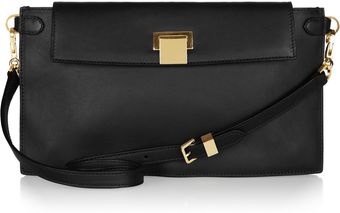 The Row Leather Shoulder Bag - Lyst