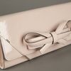 Valentino Bow Detail Clutch in Beige (nude) - Lyst