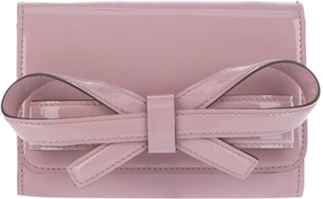 Valentino Bow Clutch in Pink - Lyst