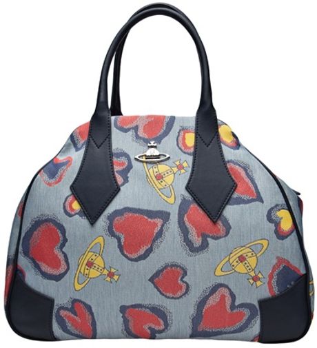 Vivienne Westwood Secret Heart Shoulder Bag in Multicolor (blue) - Lyst
