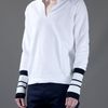 Alexander Mcqueen Vneck Sweatshirt in White for Men - Lyst