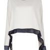 Ann Demeulemeester Wide Top in White (cream) - Lyst