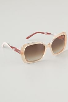 Balenciaga Twisted Temple Sunglasses - Lyst