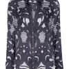 Balmain Long Sleeved Top in Gray (grey) - Lyst