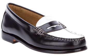 Bass Weejuns Wayfarer Black and White - Lyst
