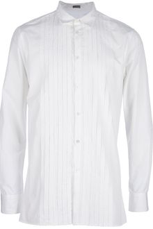 Bottega Veneta Pleated Shirt - Lyst