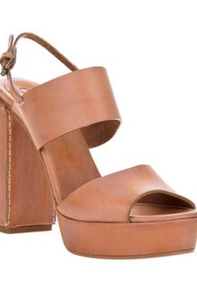 Chloé Chunky Heel Sandal - Lyst