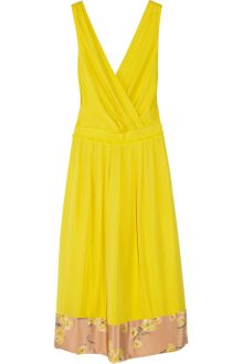 Clements Ribeiro Tabitha Silkgeorgette Dress - Lyst