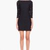 Diane Von Furstenberg Black Sarita Lace Flower Dress in Black - Lyst