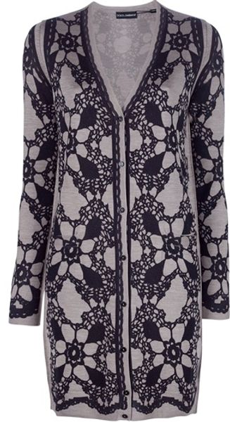  Long Pattern Cardigan 