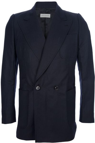 Dries Van Noten Bronte Blazer in Blue for Men - Lyst