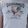 Dsquared2 Printed Crew Neck Tshirt in Gray for Men (grey) - Lyst