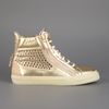 Giuseppe Zanotti Metallic Sneaker in Gold - Lyst