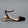 Gucci Peep Toe Sandal in Black - Lyst