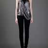 Haider Ackermann Draped Top in Silver - Lyst