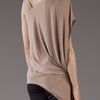 Helmut Lang Orbit Top in Brown (gold) - Lyst