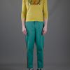 Jean Paul Gaultier Plastic Detail Sweater in Yellow for Men - Lyst