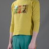 Jean Paul Gaultier Plastic Detail Sweater in Yellow for Men - Lyst