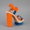 Jeffrey Campbell Martha Sandal in Blue (nude) - Lyst