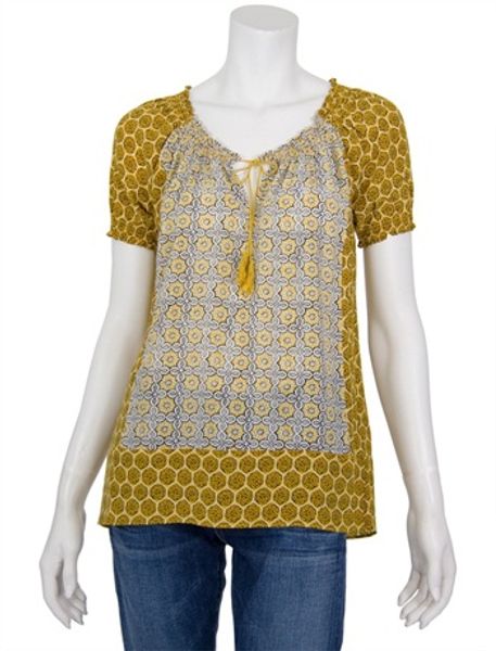 Joie Origami Floral Masha Top in Floral - Lyst