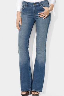 Lauren by Ralph Lauren Flare Leg Jeans - Lyst