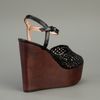 Marc By Marc Jacobs Wedge Sandal in Brown (black) - Lyst