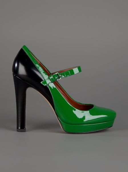 Marc By Marc Jacobs Mary Jane Shoe in Green | Lyst