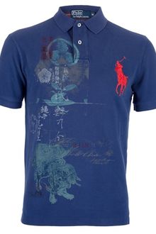 Polo Ralph Lauren Printed Polo Shirt - Lyst