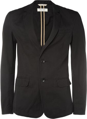  Unlined Slimfit Cottonblend Blazer 