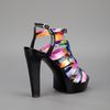 Robert Clergerie Multi Strap Sandal in Multicolor (multi) - Lyst