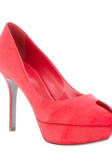 Sergio Rossi Peep Toe Shoe - Lyst