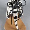 Sorel  Sandal in Zebra Pony Hair in Black (zebra) - Lyst
