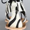 Sorel  Sandal in Zebra Pony Hair in Black (zebra) - Lyst
