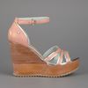 Sportmax Tacco Wedge Sandal in Brown - Lyst