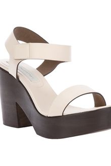 Stella McCartney Block Heel Sandal - Lyst