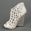 United Nude Cut Out Sandal in White (black) - Lyst