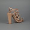 Valentino Cage Style Sandal in Brown (nude) - Lyst