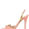 Valentino 100mm Rock Stud Suede Sandals in Pink - Lyst