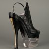 Versace Platform Sandal in Black - Lyst