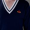 Vivienne Westwood Vneck Logo Jumper in Blue for Men - Lyst