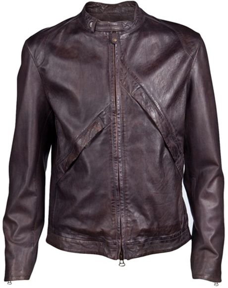 Vivienne Westwood Leather Jacket in Brown for Men - Lyst