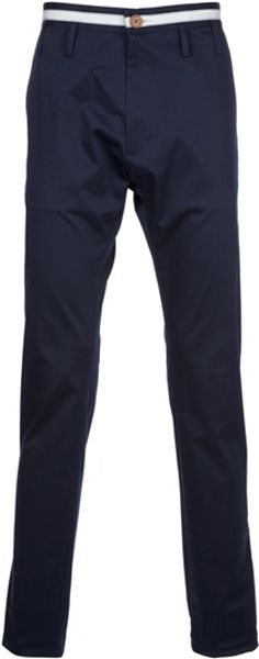 Vivienne Westwood Casual Trouser in Blue for Men (navy) - Lyst