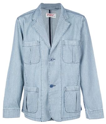 YMC Four Pocket Striped Jacket - Lyst