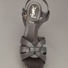 Yves Saint Laurent Tribute Sandal in Gray (grey) - Lyst