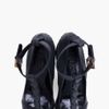 Alexander Mcqueen Black Leather Tstrap Pumps in Black - Lyst