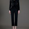 Alexander Mcqueen Peplum Front Jacket in Black - Lyst